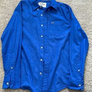 Hollister blue shirt
